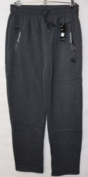 Спортивные штаны мужские на флисе (gray) оптом 97240856 WK-2018B-25