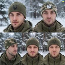 Шапка, Mabi оптом 1116 мілітарі (полар) mix