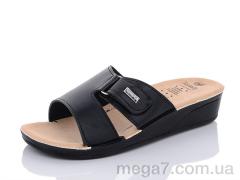 Шлепки, Makers Shoes оптом 2129 black