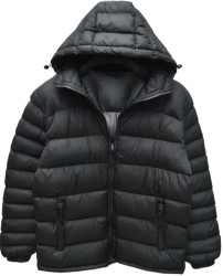 Куртки демисезонні чоловічі БАТАЛ (чорний) оптом