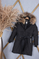 Куртки зимние подростковые (черный) оптом Китай 03564918 851-1