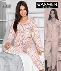 Ночные пижамы женские CARMEN оптом 60842137 2992 -11
