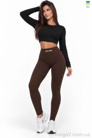 Лосины, Sport style оптом 7225-1MU норма шоколад