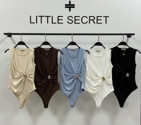 Боди женские (бежевый) оптом 07529843 626-21