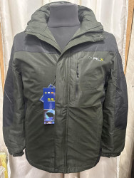 Куртки демисезонные мужские RLX (хаки) оптом 93760581 2516-2