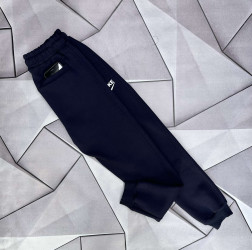 Спортивні штани чоловічі на флісі (темно-синій) оптом True Legends Туреччина