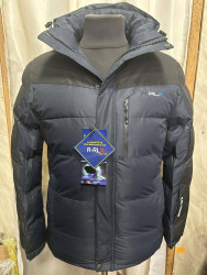 Куртки зимние мужские RLX (синий) оптом 45619083 9902-1-11