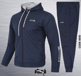 Спортивные костюмы мужские БАТАЛ (dark blue) оптом 03857691 4040-6