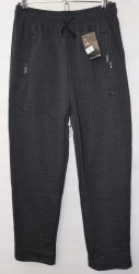 Спортивные штаны мужские на флисе (gray) оптом 07839625 WK-7121-29