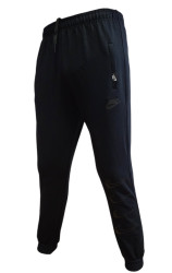 Спортивные штаны подростковые (темно-синий) оптом 95132684 03-61