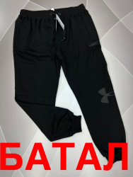 Спортивные штаны мужские БАТАЛ (black) оптом 51972340 02-6