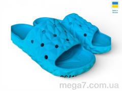 Шлепки, Rai shoes оптом С105 бірюзовий