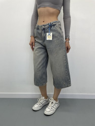 Шорты джинсовые женские I8DENIM оптом 12785964 01-55