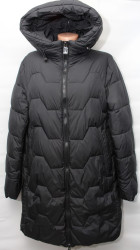 Куртки зимние женские QIANZHIDU ПОЛУБАТАЛ (black) оптом 53417089 M911011-36