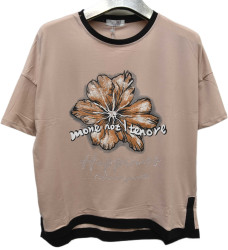 Футболки женские БАТАЛ оптом 08493617 757-124