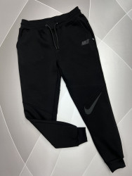Спортивные штаны мужские на флисе (черный) оптом Турция 13674980 02-16