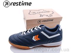 Футбольная обувь, Restime оптом Restime DMO18091 blue-white-orange
