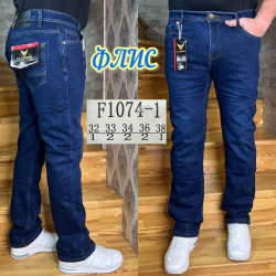Джинсы мужские на флисе ПОЛУБАТАЛ оптом 31746592 1074-1-354