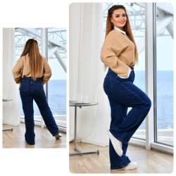 Джинсы женские ПОЛУБАТАЛ оптом LADY JEANS 21503486 097-9