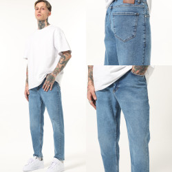 Джинси чоловічі I8DENIM оптом THREE BLACK  