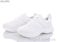 Кроссовки, Ailaifa оптом 2366 white піна