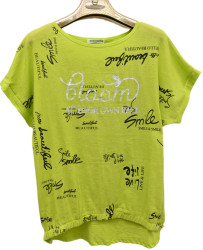 Футболки женские БАТАЛ оптом 53106287 7384-115