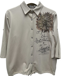 Рубашки женские БАТАЛ оптом 13697250 690-96