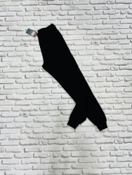 Спортивные штаны мужские на флисе (черный) оптом 17952348 801-31