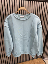 Свитшоты женские на флисе оптом 72095836 85-22