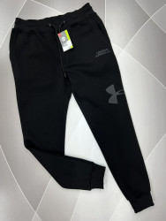 Спортивные штаны мужские на флисе (черный) оптом Турция 49857026 01 -5