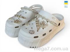 Кроксы, Rai shoes оптом 156-2 білий