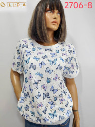 Футболки женские БАТАЛ оптом 73821604 2706-3