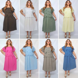 Сукні жіночі БАТАЛ оптом SVET LANA