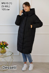 Куртки зимние женские DESSELIL (черный) оптом 84156703 610-6