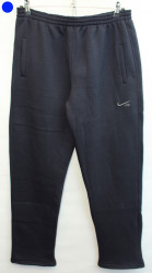 Спортивные штаны мужские БАТАЛ на флисе (dark blue) оптом 13687209 А924-4-17