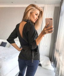 Блузки жіночі (чорний) оптом Туреччина