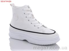Ботинки, QQ shoes оптом BK58 white