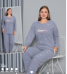 Ночные пижамы женские БАТАЛ оптом 72305146 20581-3