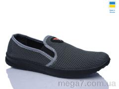 Слипоны, DeMur оптом 6-144 сірий