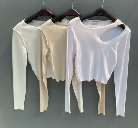 Лонгсливи (білі) жіночі оптом ---