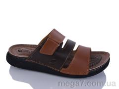 Шлепки, Oscar оптом 01-46 корич.мікс