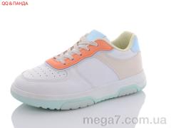 Кроссовки, QQ shoes оптом BK80 orange