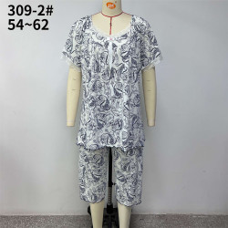 Ночные пижамы женские БАТАЛ оптом 71092853 309-2-17