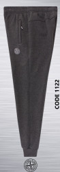 Спортивные штаны мужские на флисе (серый) оптом 31498276 1122-22