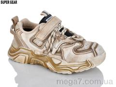 Кроссовки, Super Gear оптом 002-1686 brown