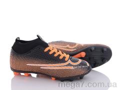 Футбольная обувь, VS оптом Walked black-orange