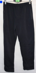 Спортивные штаны мужские на флисе (dark blue) оптом 07328594 06-27