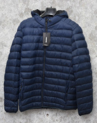 Куртки демисезонные мужские KADENGQI БАТАЛ (темно-синий) оптом 71340526 PGY22016D-63