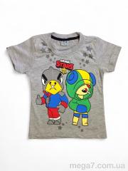 Футболка, Kids-modnik оптом 4084 сірий