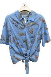 Рубашки женские БАТАЛ оптом 25016497 8715-143